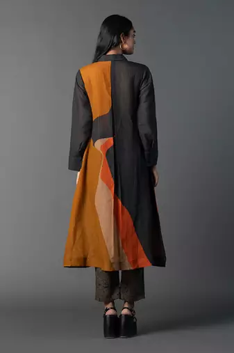 Multicolor japenese quash printed kurta sets
