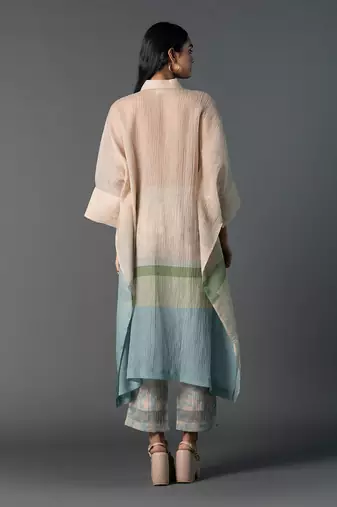 Multicolor japenese quash printed kurta sets
