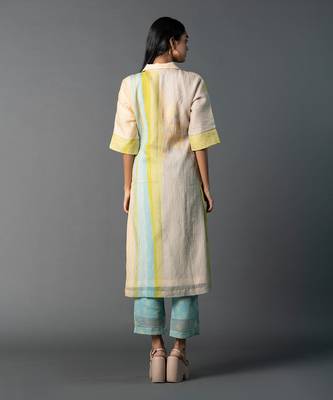 Multicolor japenese quash printed kurta sets 4