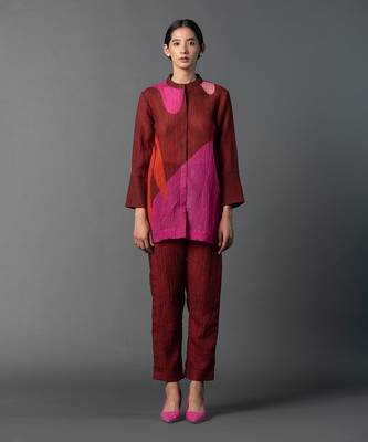 Multicolor japenese quash printed kurta sets 1