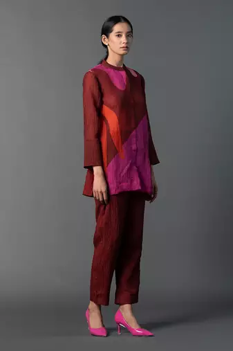 Multicolor japenese quash printed kurta sets