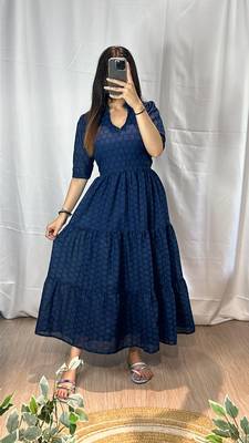 Schiffli Dress kurti For Women 1