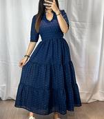 Schiffli Dress kurti For Women