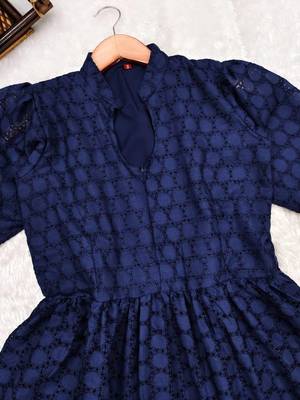 Schiffli Dress kurti For Women 3