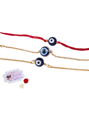 combo of 3 evil eye rakhi for rakshabandhan festival bhaiya & brother rakhi 1