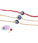 combo of 3 evil eye rakhi for rakshabandhan festival bhaiya & brother rakhi