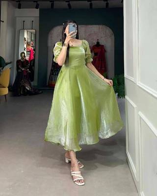 Organza maxi dress for women 1
