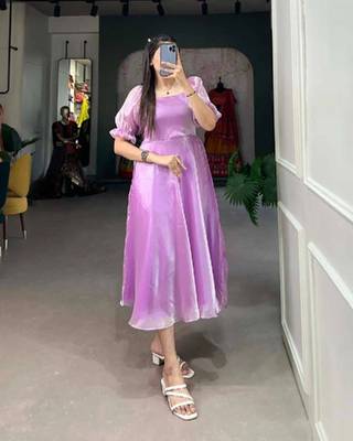 Organza maxi dress for women 1