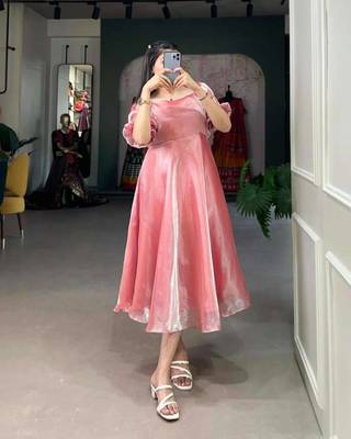 Organza maxi dress for women 1