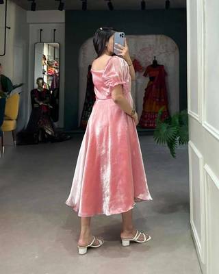Organza maxi dress for women 2