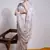 Off White Georgette Sequence Party Wear Saree