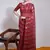 Maroon Georgette Sequence Party Wear Saree