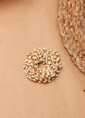 Layered Pearl Beaded Necklace 4