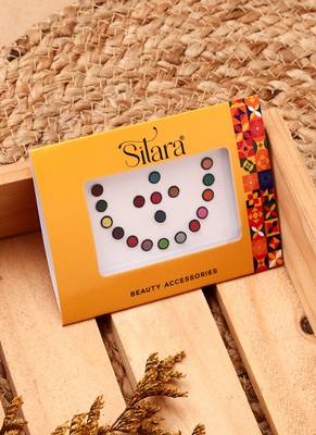 Multicolour Bindi Leaflet For Women 2
