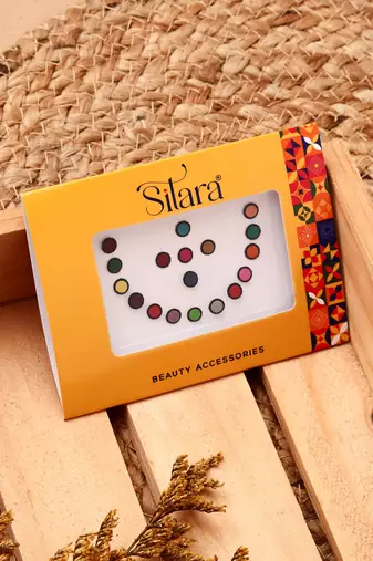 Multicolour Bindi Leaflet For Women