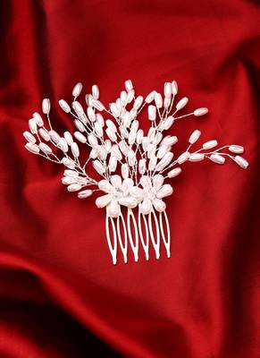 Women Beaded Embellished Hair Accessory 2