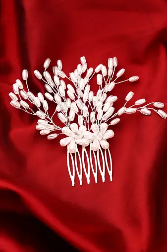 Women Beaded Embellished Hair Accessory