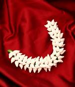 Artificial golden flower hair vine