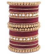 Bridal Maroon Bangles