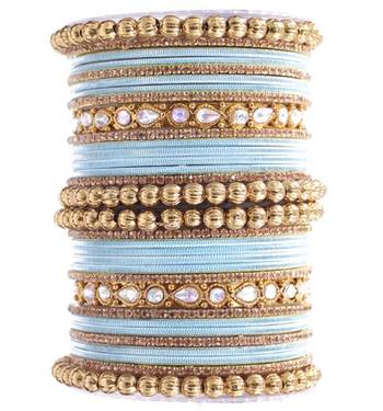 Bridal Blue Bangles 1