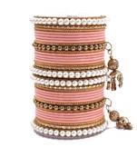 Pink Bangles Set for Wedding