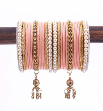 Pink Bangles Set for Wedding 2