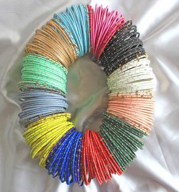 Multiolour Bangle Set - Pack of 12 colours 1