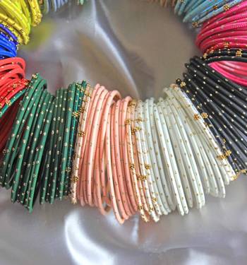 Multiolour Bangle Set - Pack of 12 colours 2