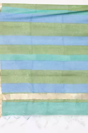 Ethnic Motifs Printed Zari Silk Cotton Bagru Saree