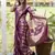 Purple Bandhej Banarasi Style of silk Bland zari weaaving saree with Blouse