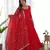  georgette anarkali gown duppta full set with pent ready to wear*