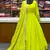  georgette anarkali gown duppta full set with pent ready to wear*
