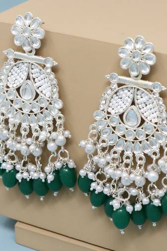 Kundan type zumka earring for girls