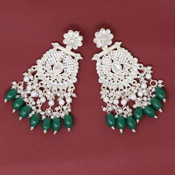 Kundan type zumka earring for girls 2