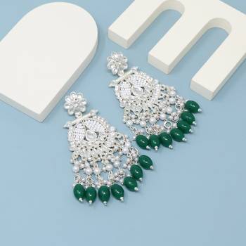 Kundan type zumka earring for girls 3