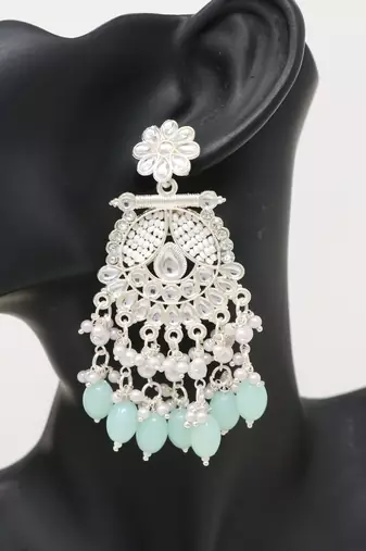 Kundan type zumka earring for girls