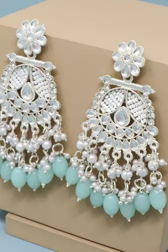Kundan type zumka earring for girls