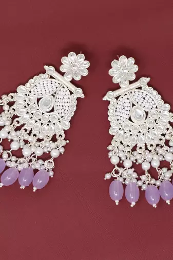 Kundan type zumka earring for girls