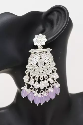 Kundan type zumka earring for girls
