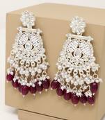 Kundan type zumka earring for girls