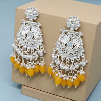 Kundan type zumka earring for girls 1
