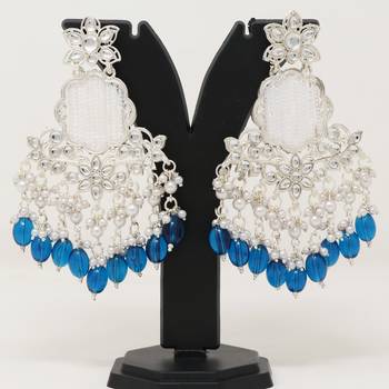 Kundan type zumka earring for girls 1