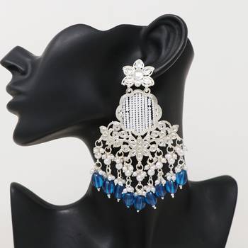 Kundan type zumka earring for girls 2