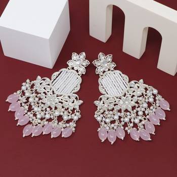 Kundan type zumka earring for girls 1