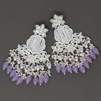 Kundan type zumka earring for girls 2