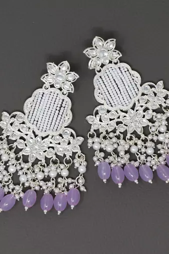 Kundan type zumka earring for girls
