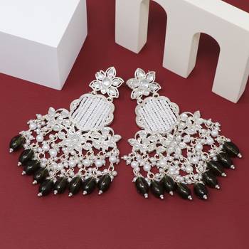 Kundan type zumka earring for girls 1