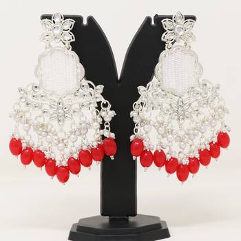 Kundan type zumka earring for girls 1