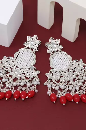 Kundan type zumka earring for girls