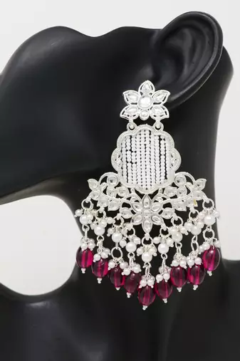 Kundan type zumka earring for girls